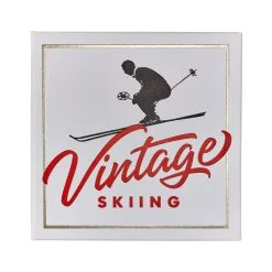 Vintage Skiing Book Leather Edition