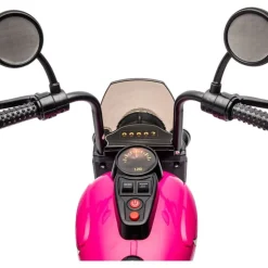 12V Kids Cruiser 1-Seater Motorcycle - Pink