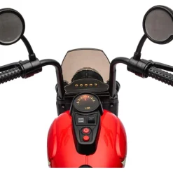 12V Kids Cruiser 1-Seater Motorcycle - Red