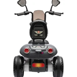 12V Kids Cruiser 1-Seater Motorcycle - Black
