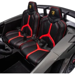 24V Lamborghini Aventador 2 Seater Ride on Car for Kids - Grey