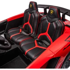 24V Lamborghini Aventador 2 Seater Ride on Car for Kids - Red