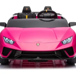 24V Lamborghini Huracan 2-Seater Electric Ride On - Pink