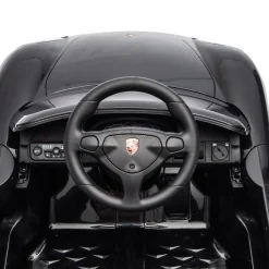 12V Porsche Carrera GT 1 Seater Ride On Car - Black