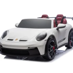 24V Porsche 911 GT3 2-Seater Kids Ride-On Car with Remote Control - White