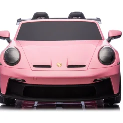 24V Porsche 911 GT3 2-Seater Kids Ride-On Car with Remote Control - Pink