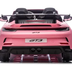 24V Porsche 911 GT3 2-Seater Kids Ride-On Car with Remote Control - Pink