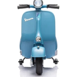 12V Vespa Electric Ride-On Scooter - Blue
