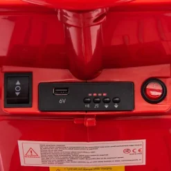 12V Vespa Electric Ride-On Scooter - Red