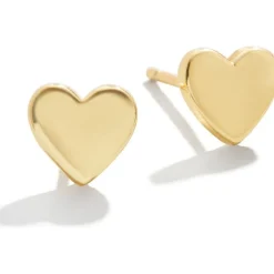 Whole Lotta Heart 18K Gold Kids' Earrings - Gold