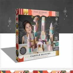 Wood Castle Blocks 75pcs
