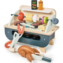 Wooden Barbeque Play Set