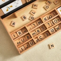 Wooden Compelling Spelling Activity Box