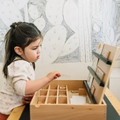 Wooden Compelling Spelling Activity Box