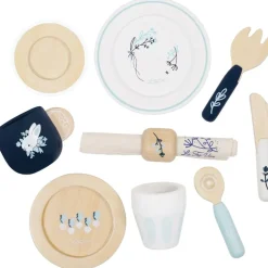 Wooden Cutlery Pretend Play Dining Set