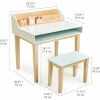 Wooden Desk and Chair