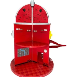 Wooden Fire Station Playset