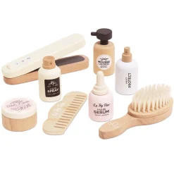 Wooden Hair Straighteners & Accessory Pretend Play Set