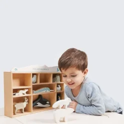 Wooden Polar Animals Set