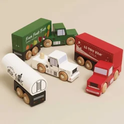 Wooden Trailer Truck Set