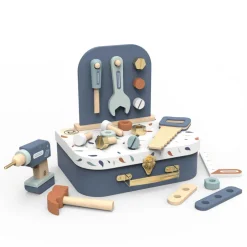 Wood Pretend Play Toolkit with Suitcase