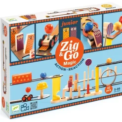 Zig & Go Junior Magic 42 Piece Chain Reaction Construction Set